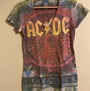 AC/DC V-neck T-shirt